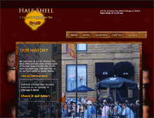 Tablet Screenshot of halfshellchicago.com